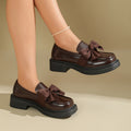 plus size low heel bowsautumnew arrivaleasiest for match loafers british wholesale women's flatsfrench style