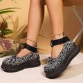 autumn new arrival: retro bowknot platform mary janes - women's chunky sole height increasing loafers wholesale