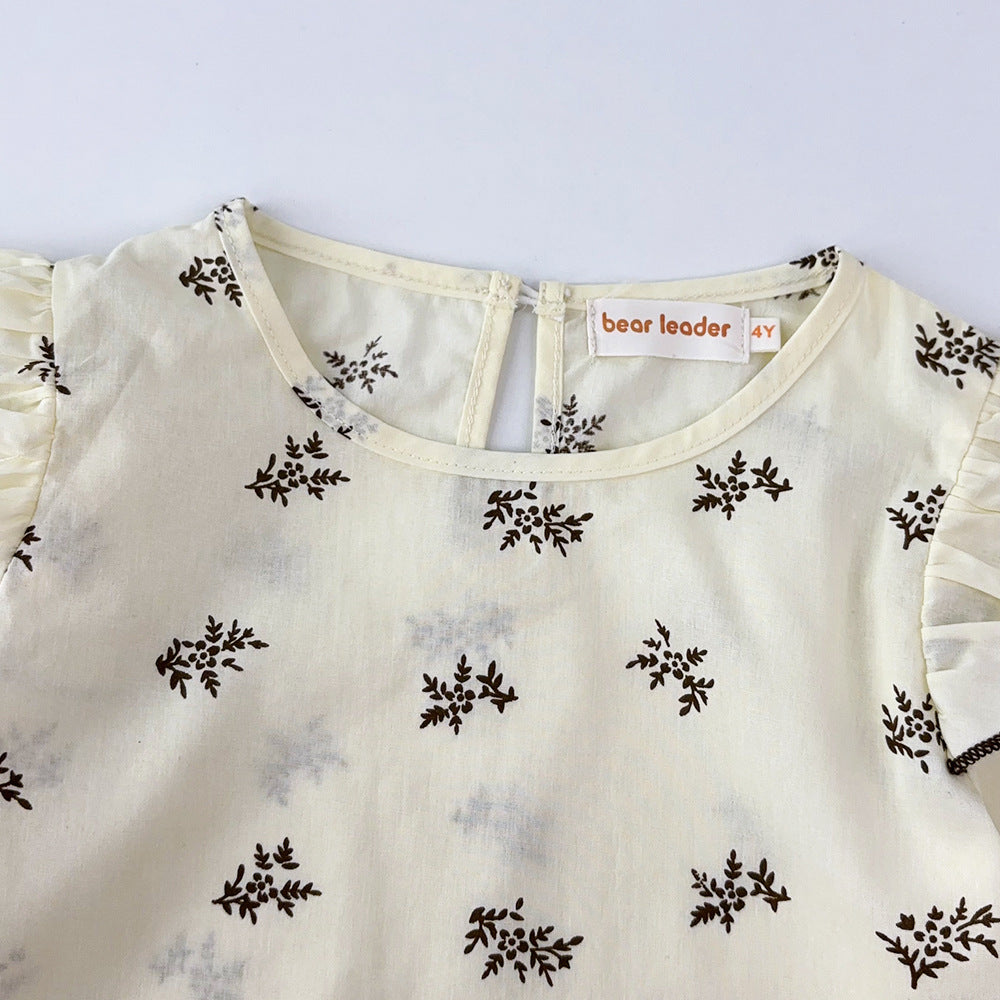 Spring & fall baby girl printingtopsins style easiest for matchlong sleevesshirt japanese and korean style new arrivalgirl doll shirt