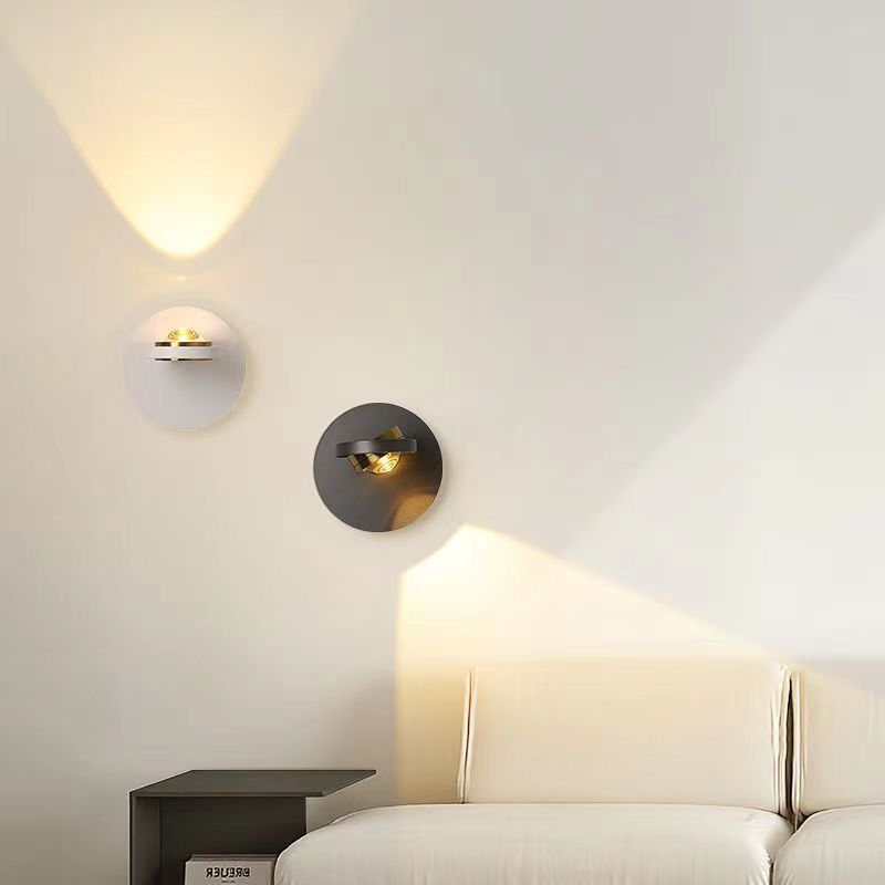New  hotel bedside lamp, adjustable angle 360° wall sconce for hotel, club, and living room backdrop walls