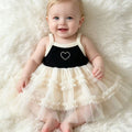 Summer lightweight baby clothes - girls' romper with straps - princess style mesh summer lightweight baby clothes - girls' romper with straps