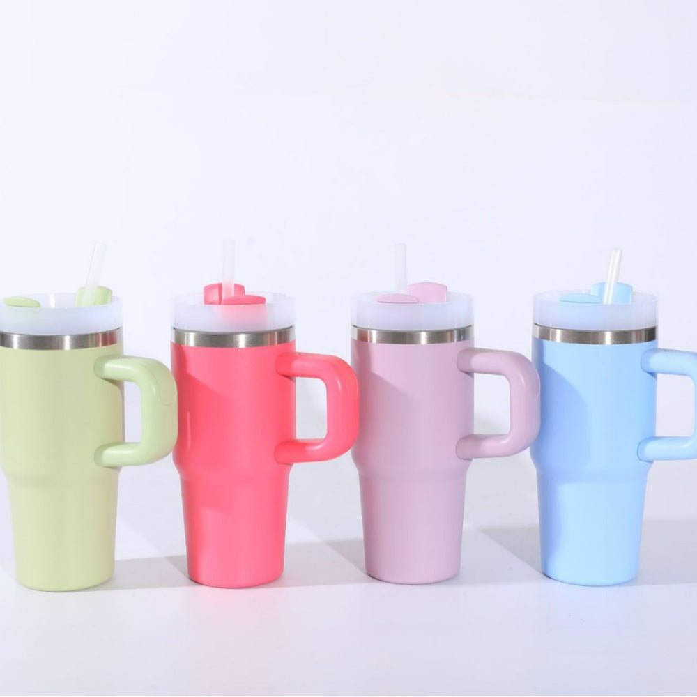14oz stainless steel car cup mini ice cup macaron thermos cup cross-border convenient cup