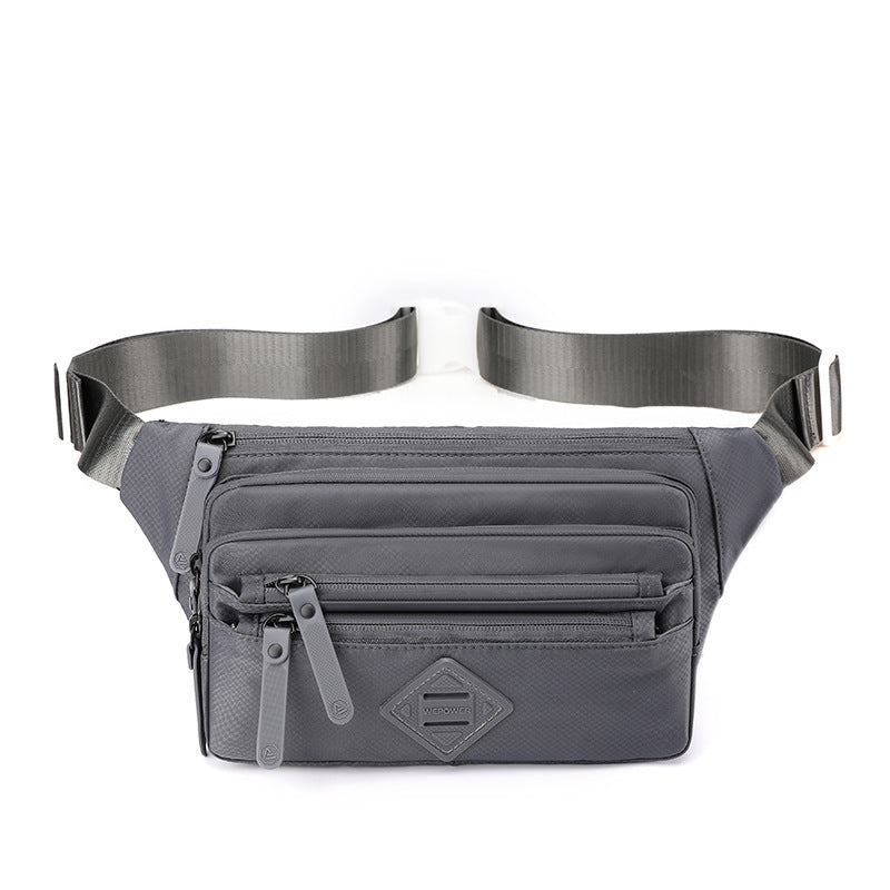 New multi-purpose fanny pack crossbody shoulder bag outdoor leisure waterproof fashion versatile men's and women's same breast bag