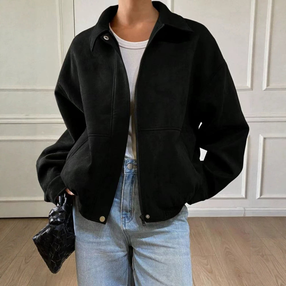 cross-border fashion women's outerwear: new spring/autumn retro high-end casual versatile jacket top