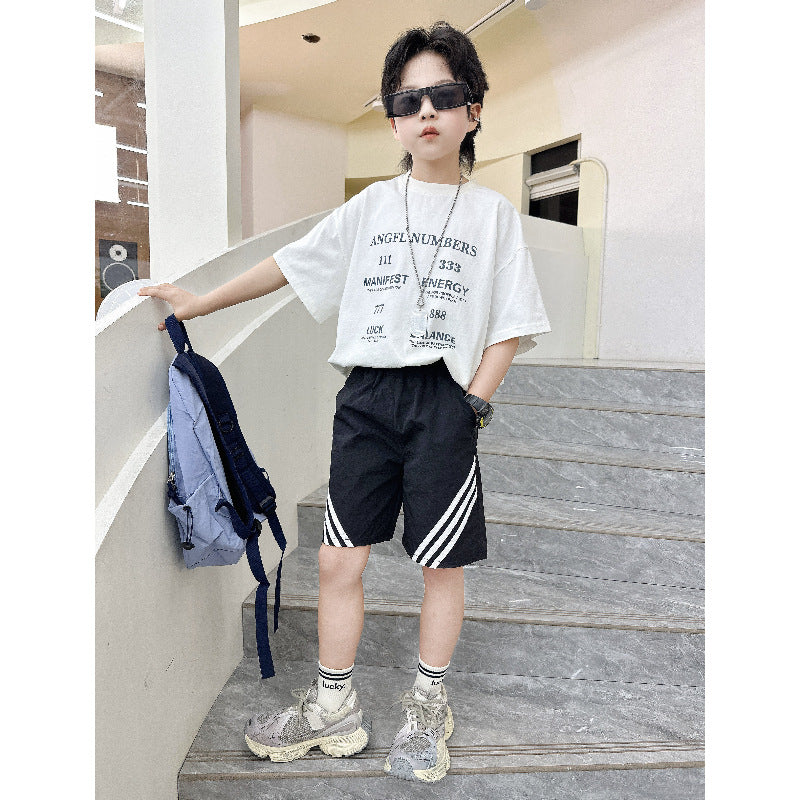 [so trendy] boys shorts summer thin style  new style children's boys summer clothes quick-drying half-length pants
