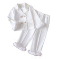 export children's clothing, new products for children, girls, spring, fall and winter, lapel outwearpantssuit