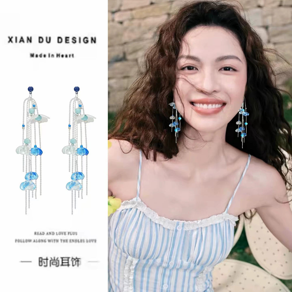 Tiktok viral: ultra-sparkling zircon earrings - women's luxury, unique, high-end hoop earrings. chic, sweet & edgy, influencer-approved, exquisite clip-on earrings