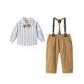Boyssuitautumnew arrival style baby overalls first birthday handsome k-style gentleman long sleeves spring & fall clothing