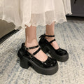 2025 summer new arrivals: sweet bow mary janes - versatile, chic, comfortable, and stylish low-heeled leather shoes