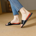 2025 summer fashion new low heel round toe flat women's shoes sandals & slippers - non-slip ladies' slippers