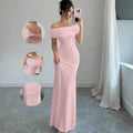 new arrival: sleeveless off-the-shoulder bodycon mini dress - chic, sexy, and figure-flattering for the modern woman