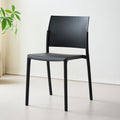 Nordic plastic chair dining table chair with armrests backrest stool restaurant commercial dining chair casual modern high backrest