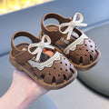 Baby girl sandals summer girl plastic anti-urine soft bottomnon-slip small and medium-sized children toddler baby sandals 01-2-3 years old