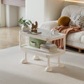 Creative metal ornaments side table cream bedroom living room casual bedside table storage rack sofa coffee table floor storage