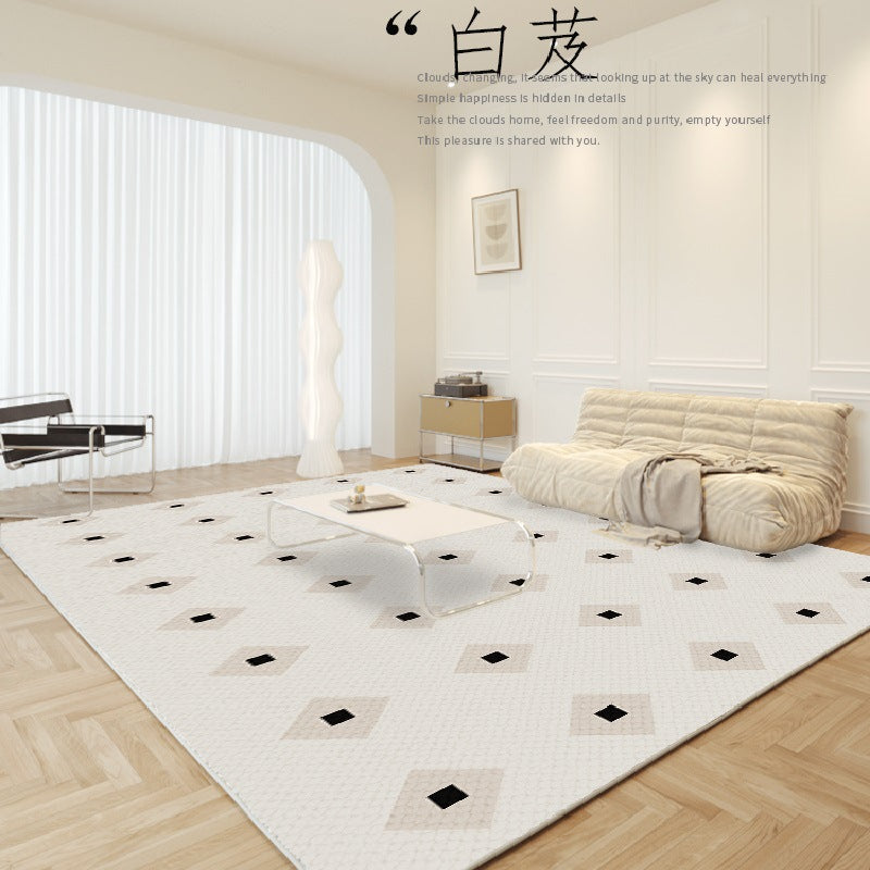 Sofa rug, light luxury, high-end living room bedside rug, bedroom anti-fall ins coffee table rug, simple modern household floor mat