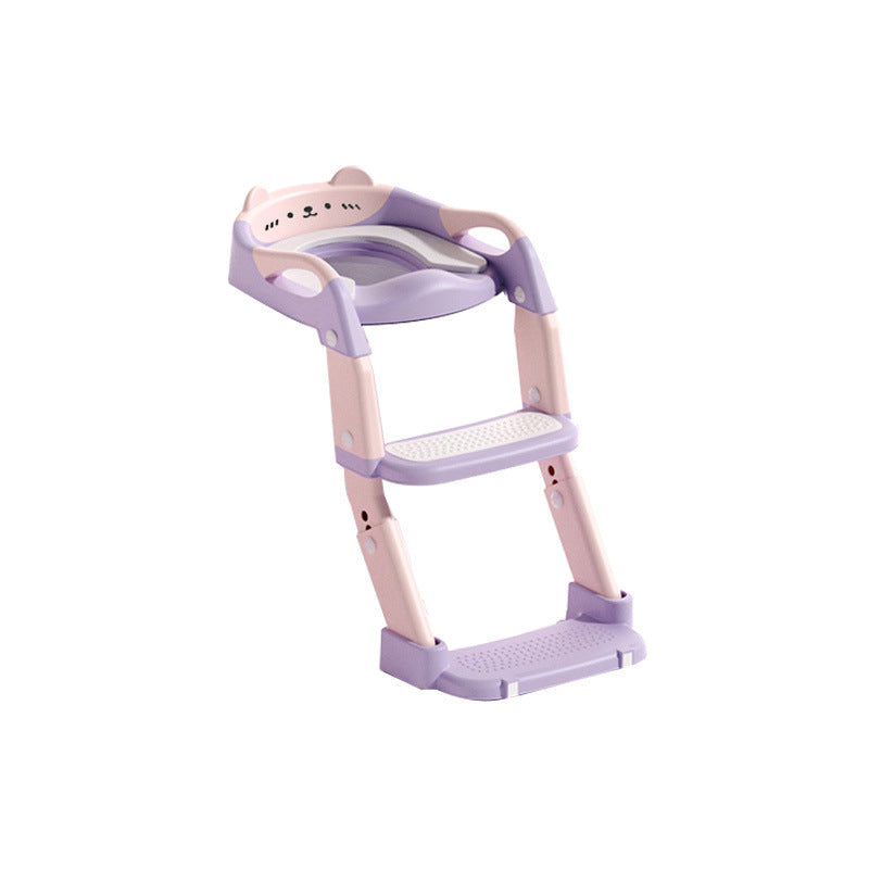 Foldable & adjustable baby potty ladder - 3-in-1 portable toilet training aid for toddlers