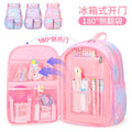 school bag kids school bag primary school student school ultra-light weight-reducing girl's three-piece backpack