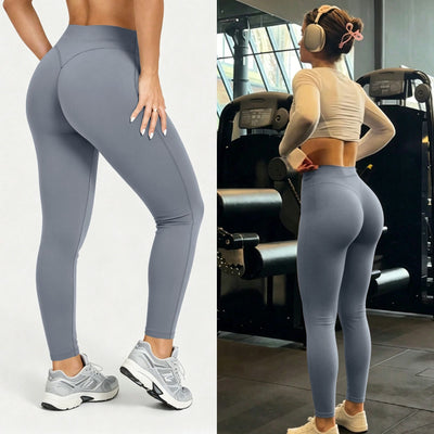 S391605 cross-border hot-selling sports summer nude skin-friendly quick-drying peach butt lifting tight yoga pants