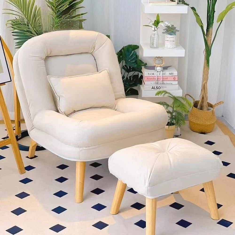 Lazy sofa can lie down and sleep single lunch casual chair bedroom reading lounge chair small sofa foldable