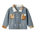 wholesale children's clothing, foreign trade kids' outerwear, new spring and autumn styles for boys and girls, distressed casual jackets, denim tops