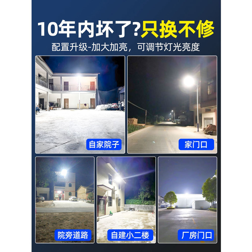 Solar outdoor lights for home, garden, and yard - 2025 new model, ultra-bright, high-power, strong light, rural motion sensor lighting, street lights