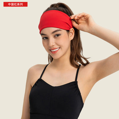 Evrlue new double 6 zero-feel high-elasticity breathable yoga fitness sports headband women's daw035