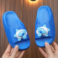 2024 kids' slippers - summer home, girls' cartoon indoor/outdoor, bathroom baby slippers, ages 3-9, cute sandals