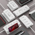 Wall-mountable power strip with multi-function stand, usb ports, and cord management – ideal for home, office, and multi-device use