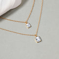 Gold-plated necklace wholesale new arrival cross-border crystal pendant multi-layer fashion celebrity street style sweater chain female factory direct sales
