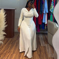 European and american cross-border women's fashion:  summer new arrival - elegant scalloped neck, figure-flattering, slimming a-line long sleeve dress