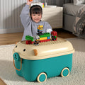 Kids toy storage box cute large capacity storage box plastic for home storage box baby clothes snack storage