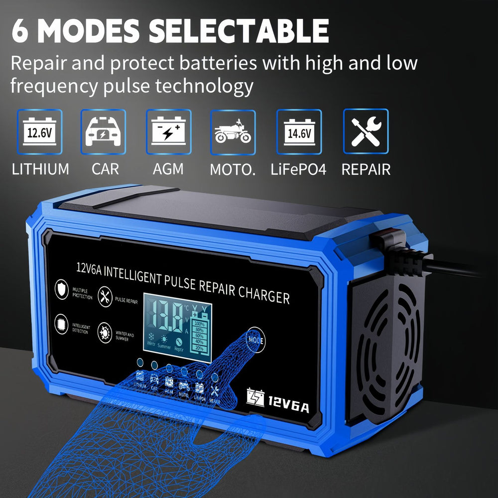 Car battery charger 12.6v 14.6v ternary lithium battery iron lithium charger 12v lead acid charger