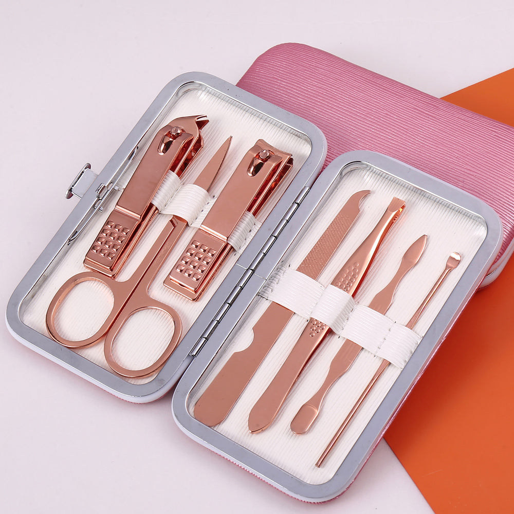 German stainless steel eagle mouth pliers manicure dead skin scissors tool suit complete set professional pedicure knife nail scissors wholesale