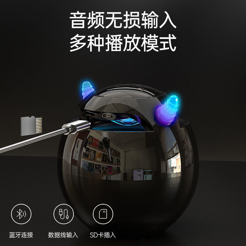 Shadow giant g90 smart ai wireless bluetooth speaker with multifunctional clock, radio, and dual alarm clock