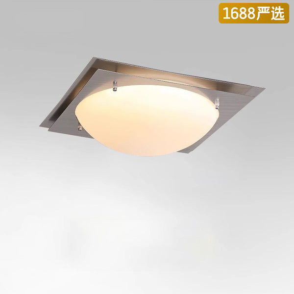 [Strict selection] Bauhaus ceiling lamp room lamp French medieval creative design sense retro glass lamp