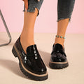 autumn new arrival: thick-soled loafers for cross-border e-commerce. plus sizes available. 0.5cm difference tolerable. wholesale options available. dropshipping to  and