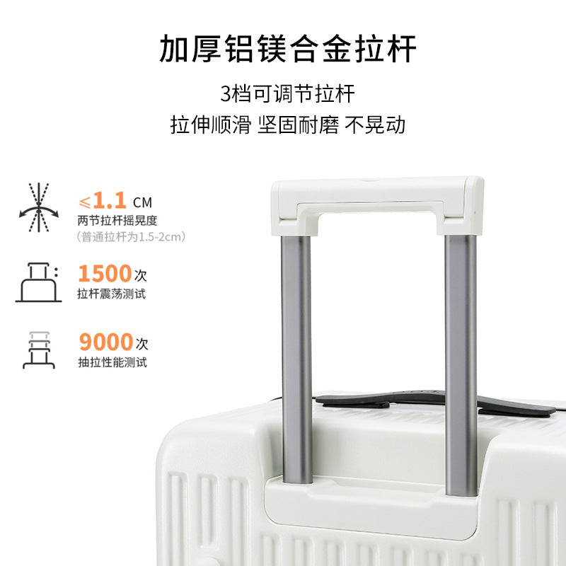 LETOO large-capacity tie rod suitcase women's universal wheel pier pier box 2025 new boarding travel suitcase 20 inches