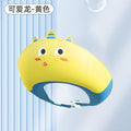 Baby hair washing headgear - eye & ear protection, soft silicone shampoo cap for infants and toddlers, waterproof bathing and shampooing cap for children