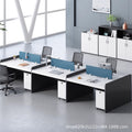 Staff screen desk casual modern office workstation table and chair combination face-to-face multi-person staff booth