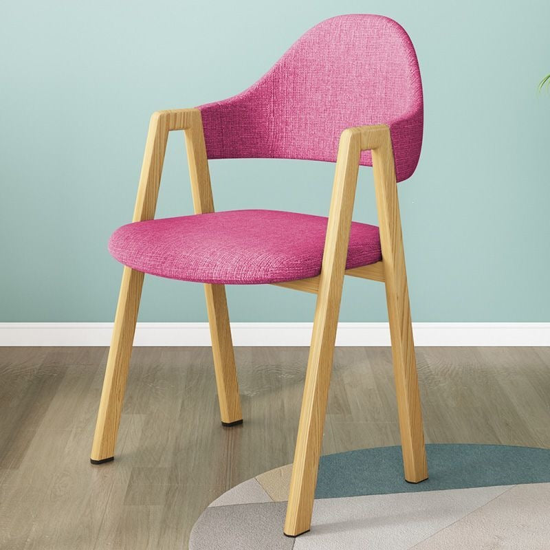 Dining chair home casual modern scandinavian chair bedroom study desk chair casual stool backrest commercial dining table chair