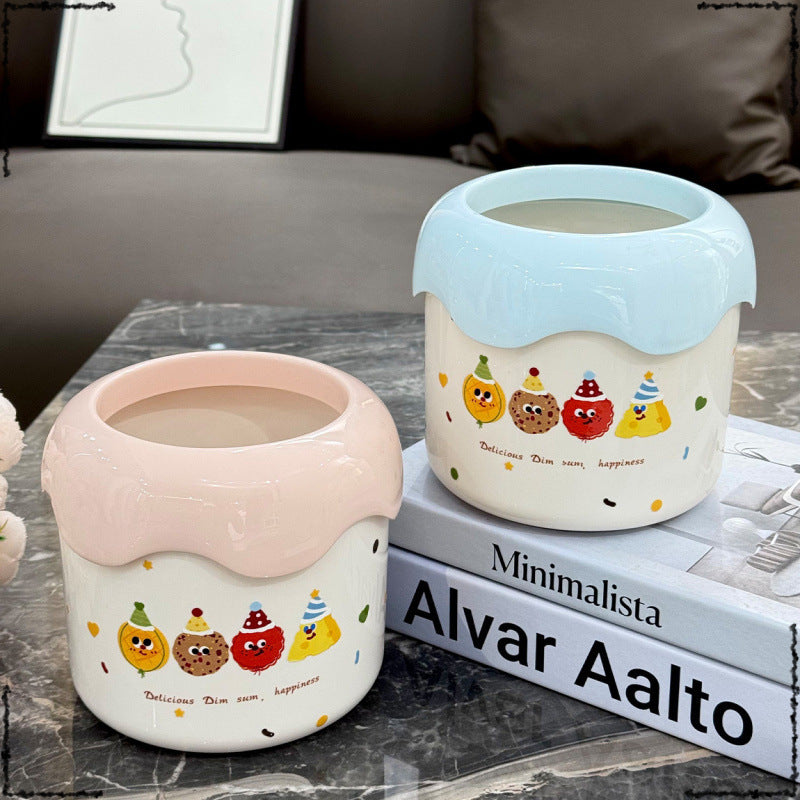 Hot Sale Desktop Trash Can Cute Small Office Storage Table Trash Box Mini Bedside Living Room Desk Paper