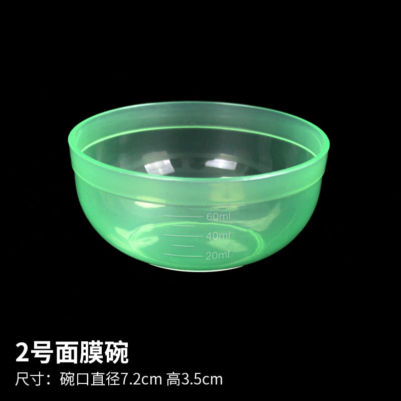 Beauty salon no. 2 mask bowl 2# diameter 72mm mask mixing bowl with scale diy plastic bowl mask tool spa small bowl