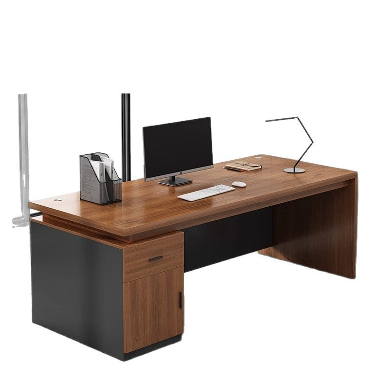 Desk Boss Table Single Desktop Office Table and Chair Combination Staff Desk Light Luxury Home Computer Desk