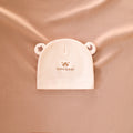 Star and moon baby hat (beige)