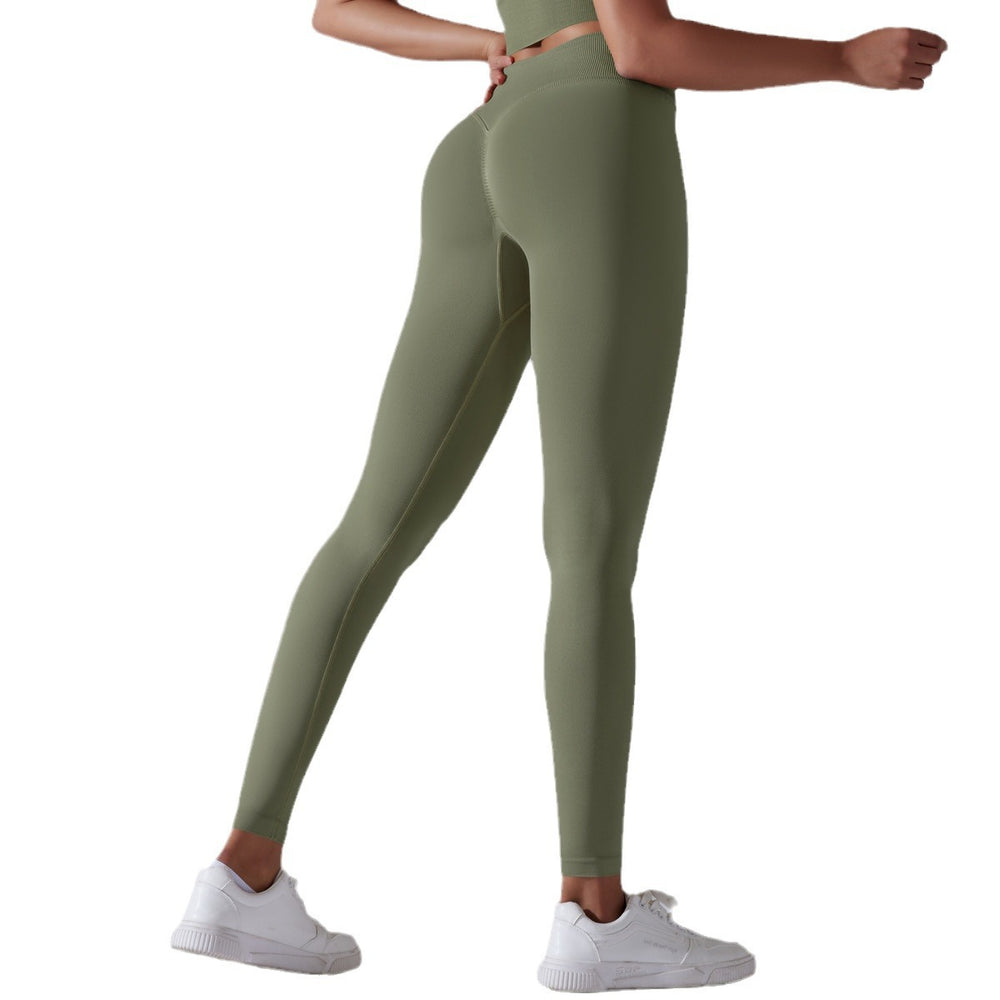 new arrival seamless peach pants high waist hip lifting tight yoga pants quick-drying sports running sweat-absorbent fitness pants