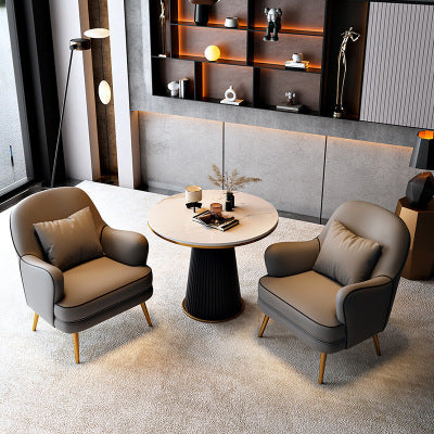 Single sofa for home living room small apartment casual chair sales department business negotiation hotel reception sofa chair