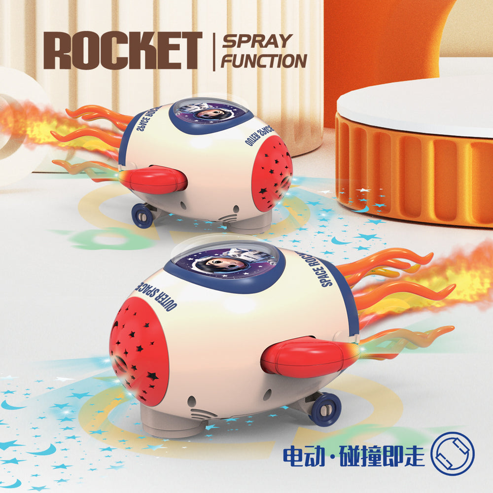 magic dancing astronaut universal electric light music projection rocket spray octopus octopus toy