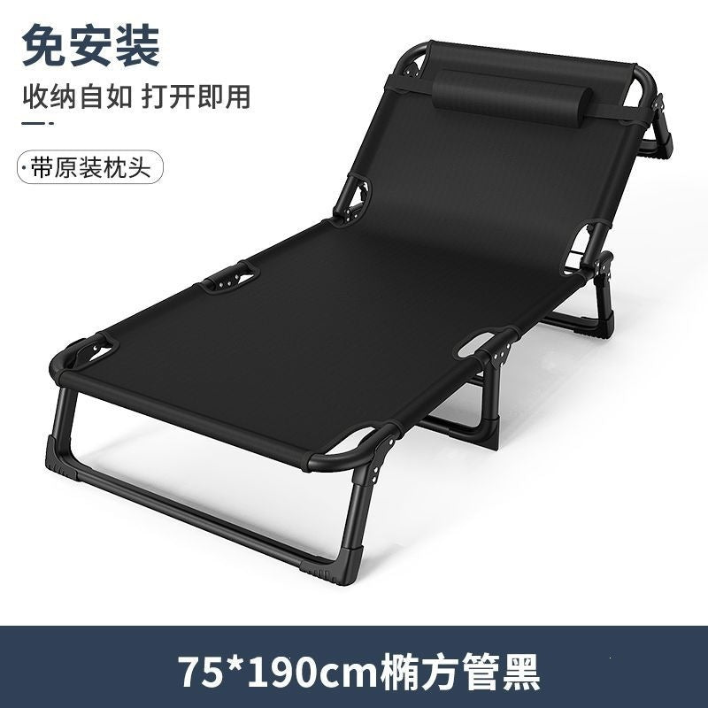 Single bed multifunctional recliner companion bed lunch break folding bed rental office camp bed lunch break bed folding bed