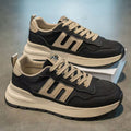 Men's shoes 2025 new winter mesh breathable versatile casual sneakers men's running chunky sole student dad shoes