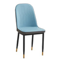 Light blue gray gold legs